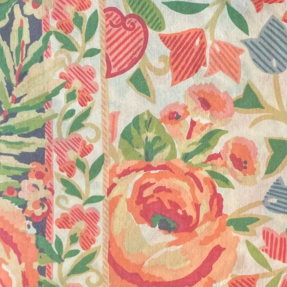 Vintage Floral Twin Sheet Set‎ 70s 80s Shabby Chic Cottage Romantic Traditional